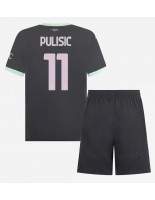 AC Milan Christian Pulisic #11 Alternativní dres pro děti 2024-25 Krátký Rukáv (+ trenýrky)